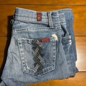 Seven low rise bootcut jeans